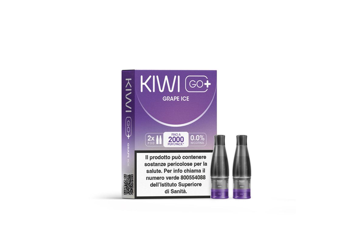 2-Pack KIWI GO+ Pods - Grape Ice