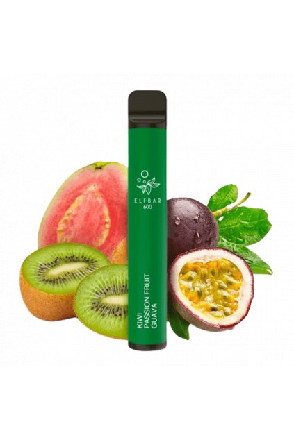Vape desechable ELFBAR 600 Kiwi Passion Fruit Guava