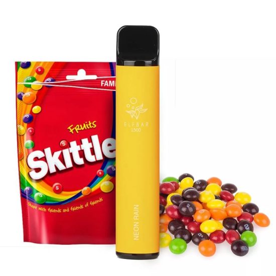 Cigarrillo electrónico desechable ELF BAR 1500 - Neon Rain