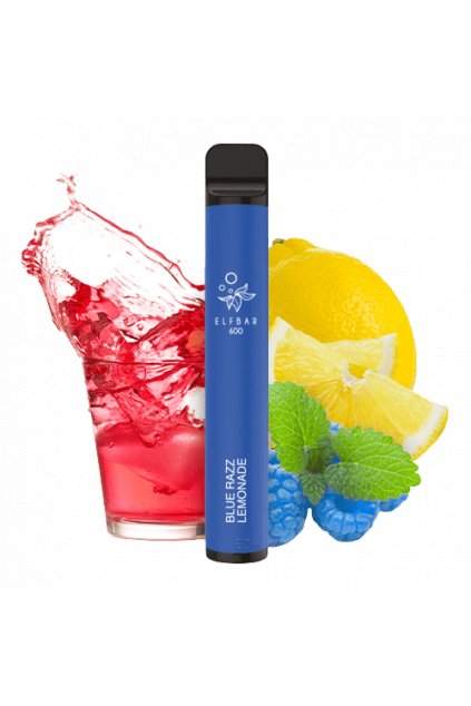 Vape desechable ELF BAR 600 -Blue Razz Lemonade