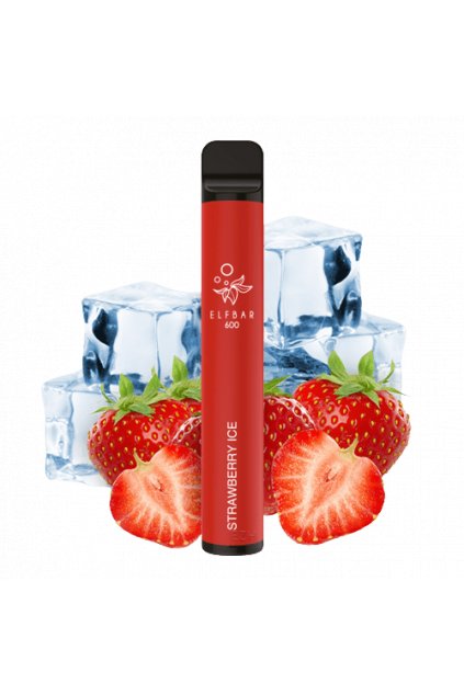 Vape desechable ELF BAR 600 -20mg-Strawberry Ice