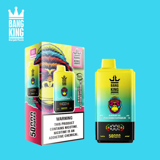 Blueberry Ice/Peach Mango Watermelon Bang King 50000 VAPE