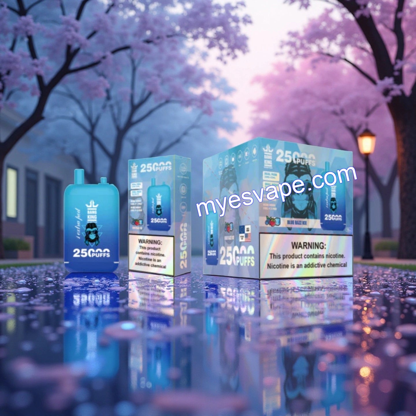 Vape 25000 Caladas Blue Razz Ice Bang King 25K