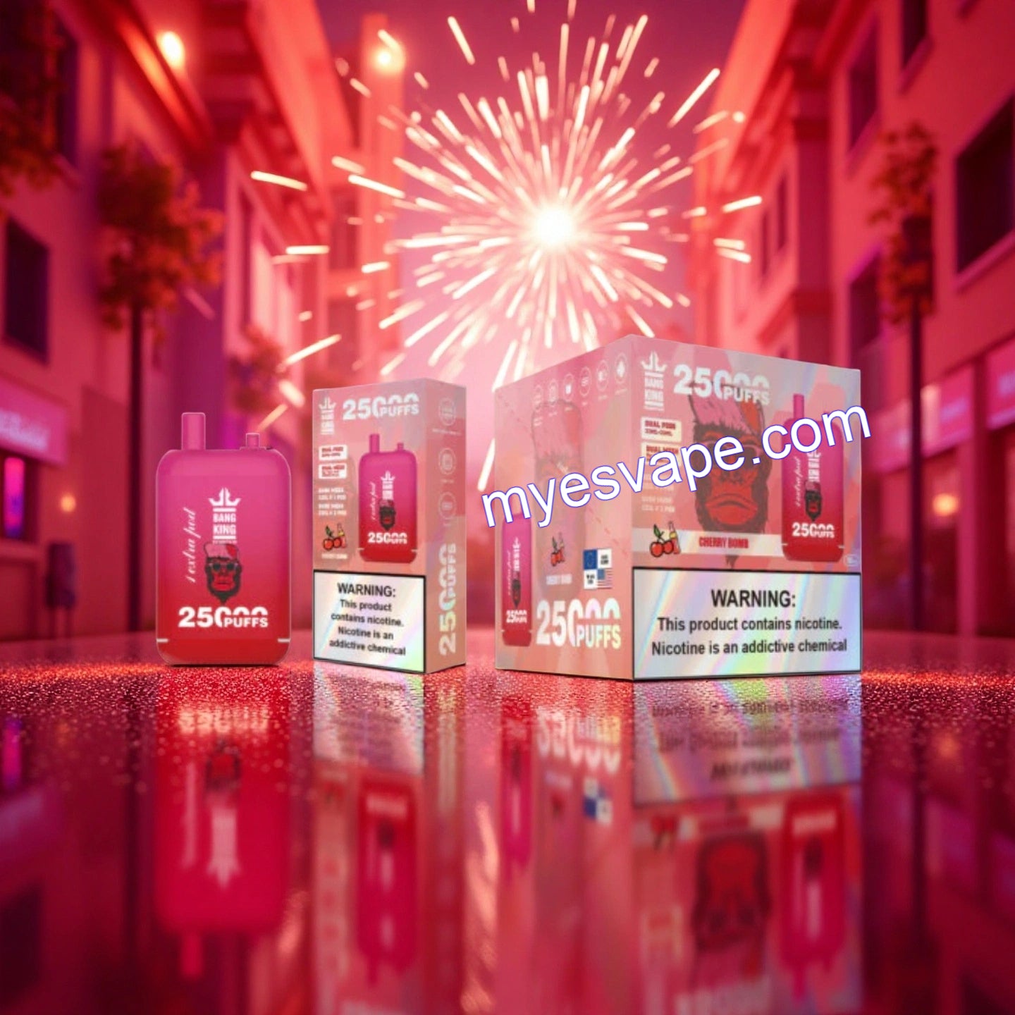 Vape 25000 Caladas Cherry Bomb
Bang King 25K