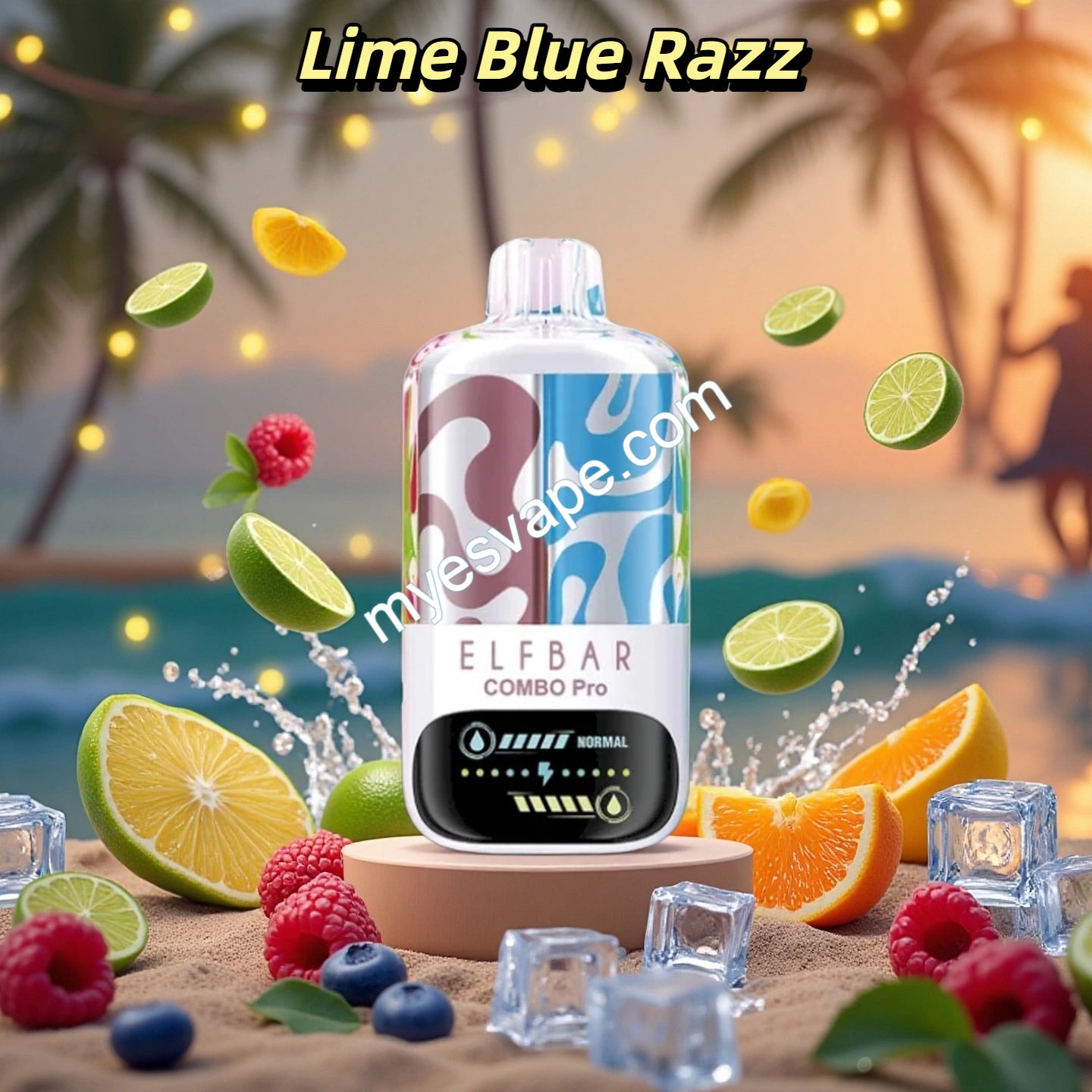 Elfbar Vape Combo Pro 30K - Lime & Blue Razz