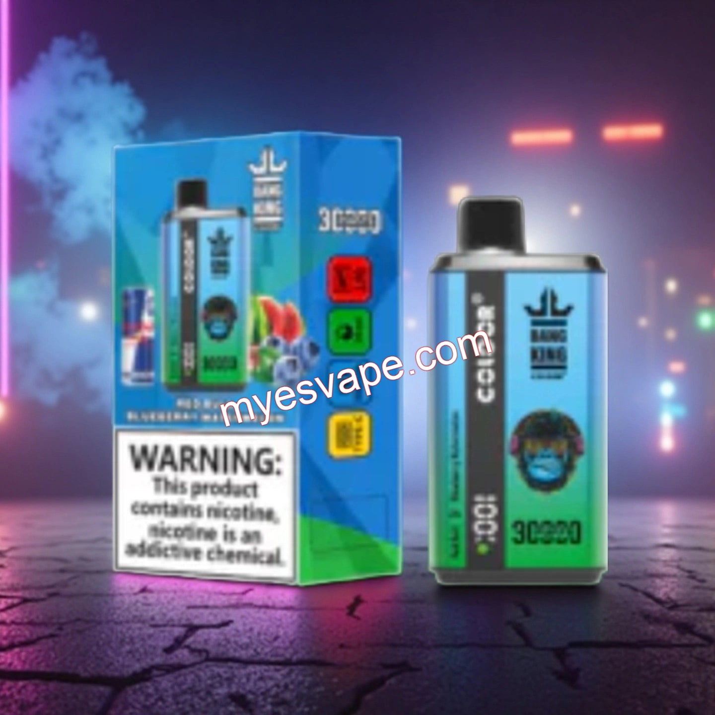 Red Bull & Blueberry Watermelon Bang King 30000