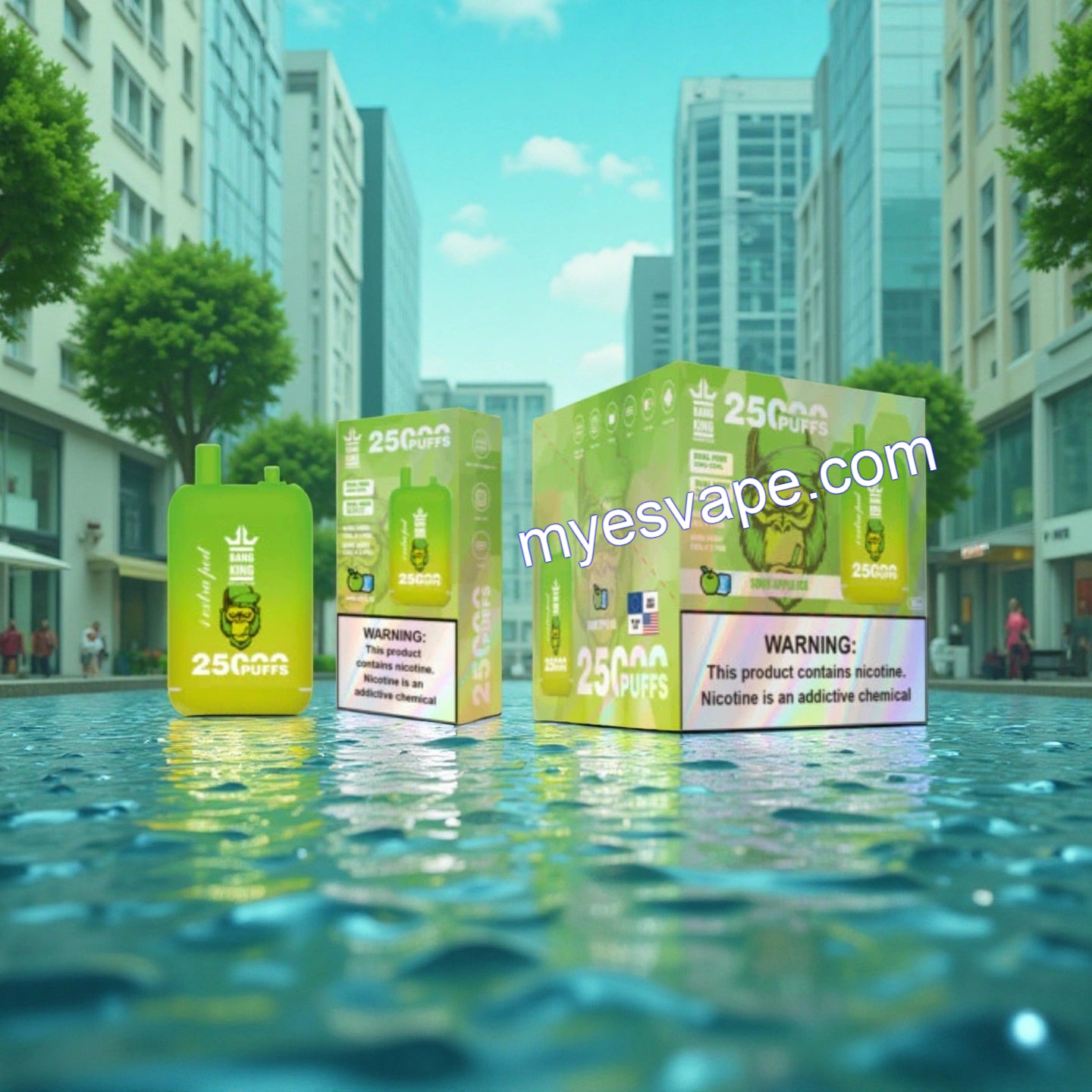 Sour Apple Ice Bang King 25000