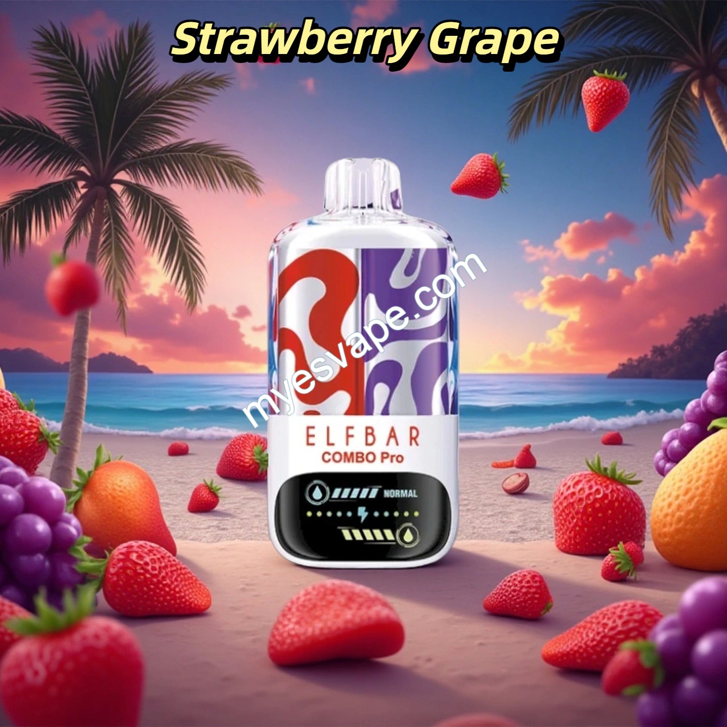 Elfbar 30000 Vape Combo Pro - Strawberry & Grape