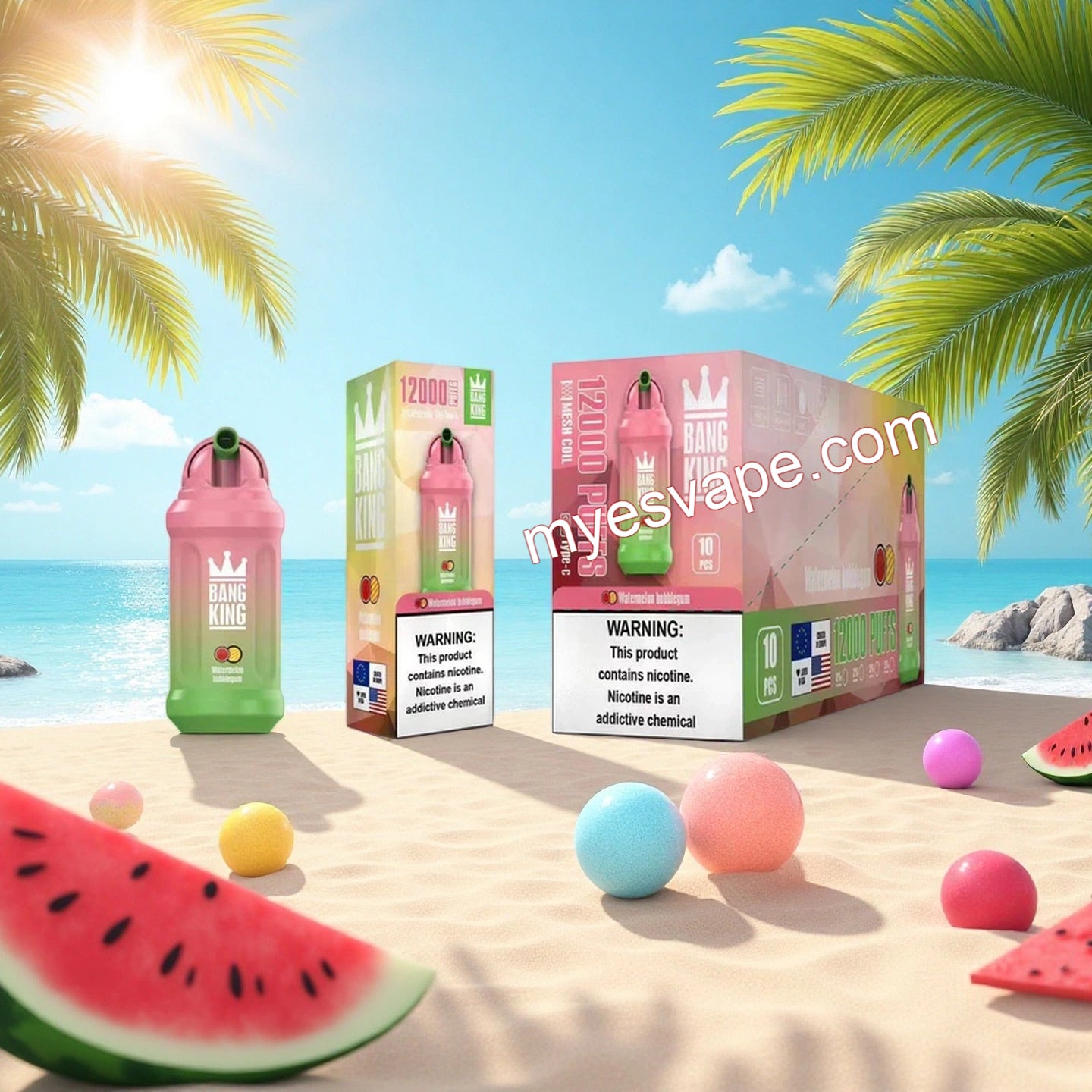 Watermelon Bubblegum Bang King 12K