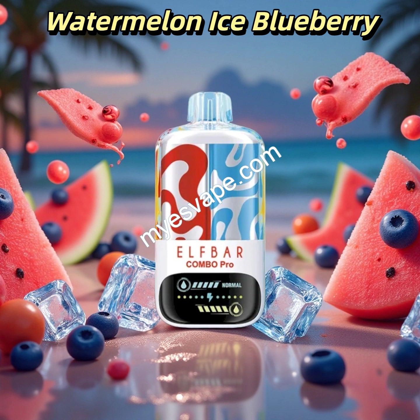 Watermelon Ice & Blueberry - Elfbar Combo Pro 30000 Vape