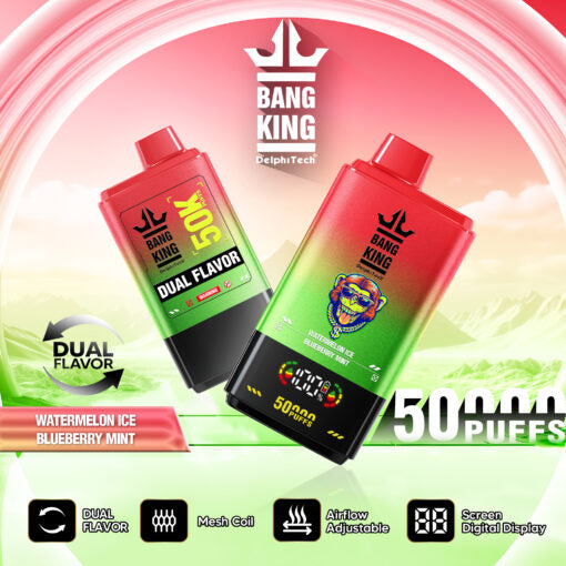 Bang King 50000 vape - Watermelon Ice/Blueberry Mint