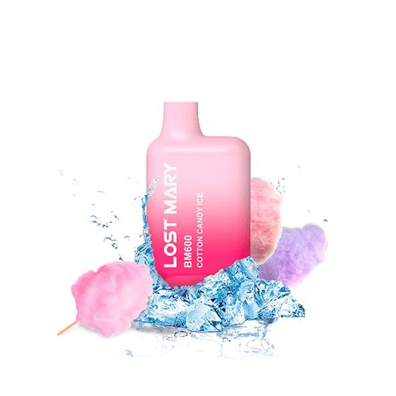 Cigarrillo electrónico desechable Elf Bar-Lost Mary BM600 Cotton Candy Ice