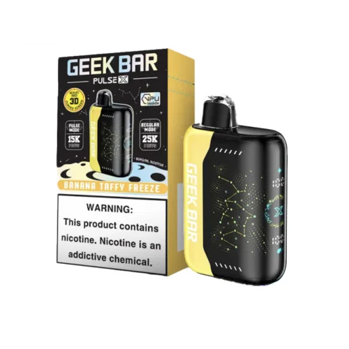 Vape desechable GeekBar 25000 Pulse X - Banana Taffy Freeze