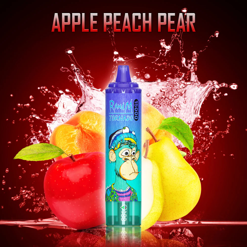 Vaper 15000 Caladas Apple Peach Pear - RandM Tornado 15000