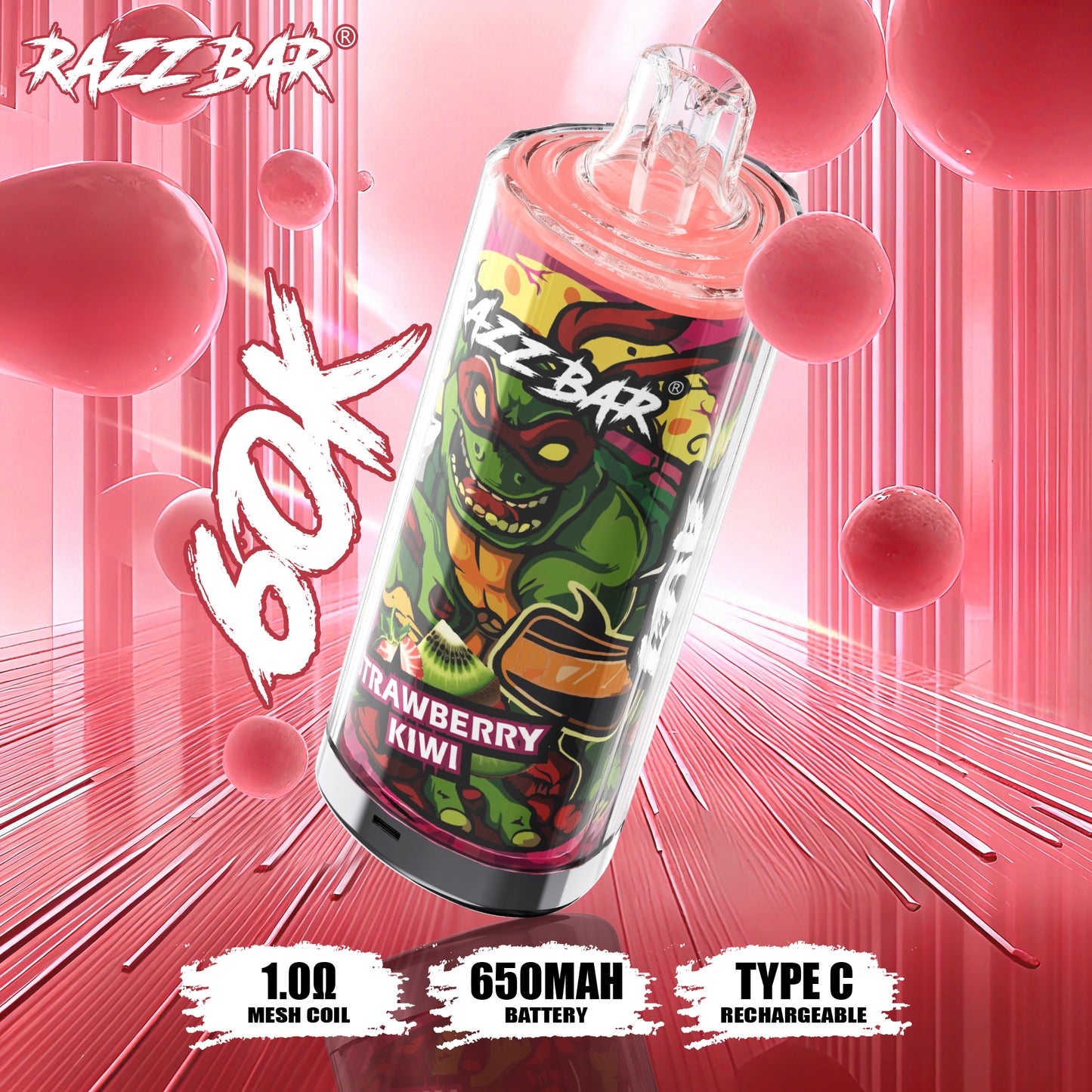 Razz Bar 60K Crystal Disposable Vape