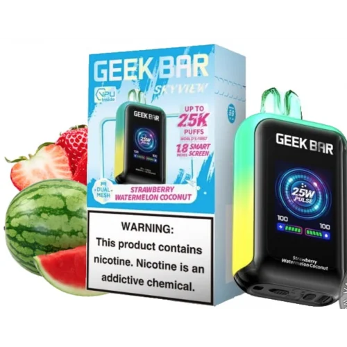 Vape Desechable Geek Bar Skyview 25K -Strawberry Watermelon Coconut