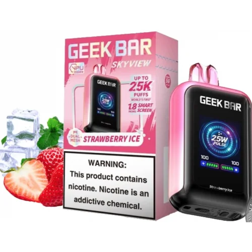 Vape desechable Geek Bar SkyView 25K - Strawberry Ice