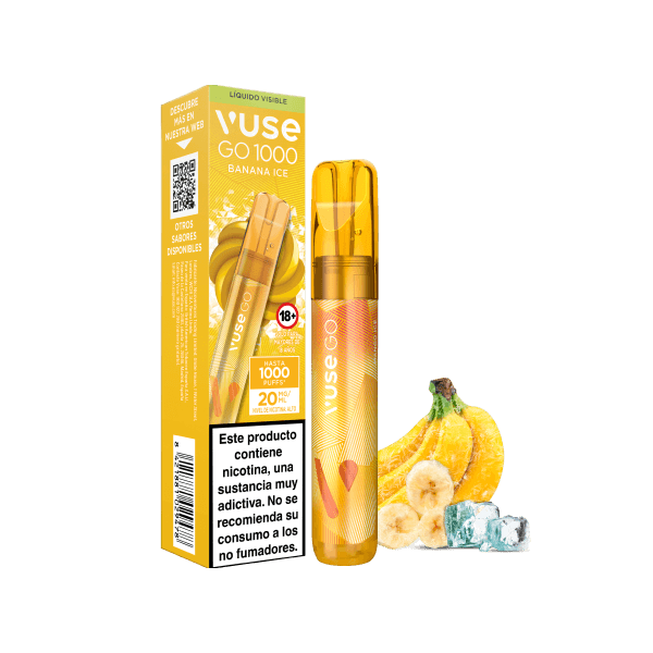 Vuse GO 1000 Vape Desechable Banana Ice