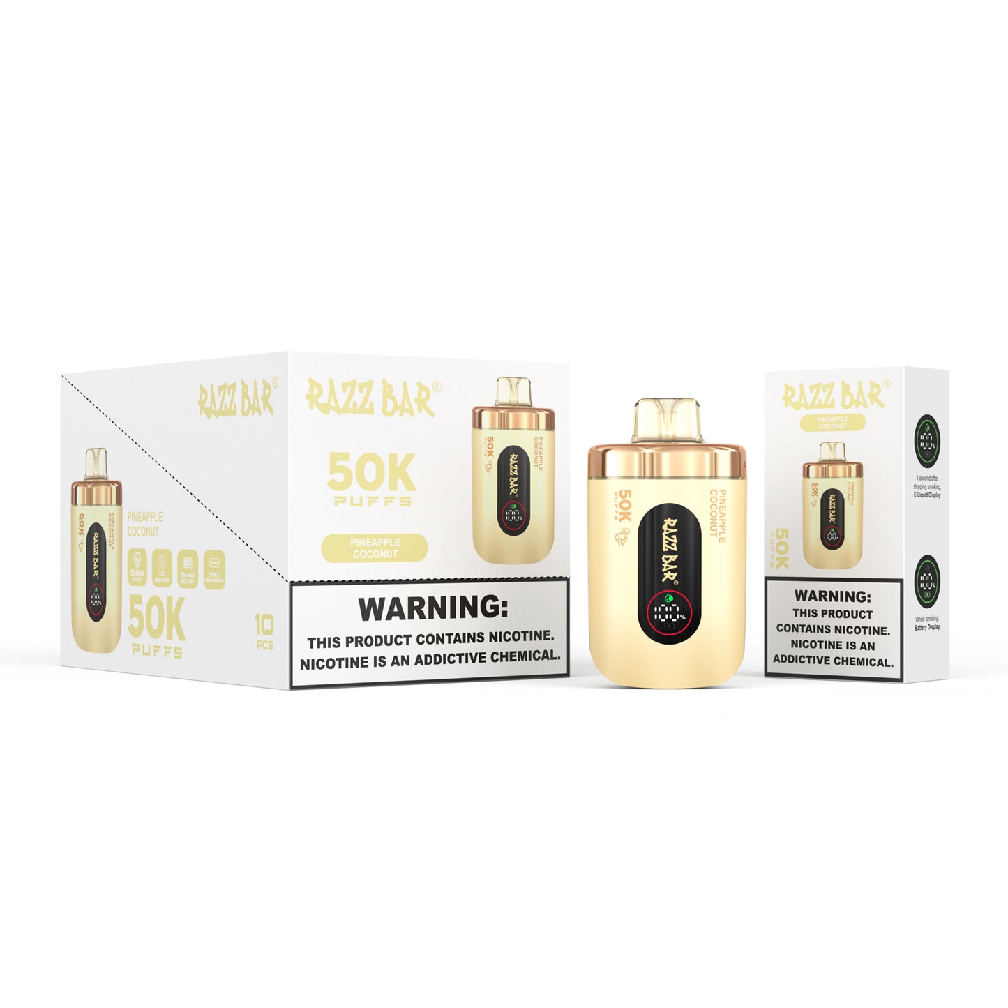 Razz Bar 50K 2% / 5% sales de nicotina