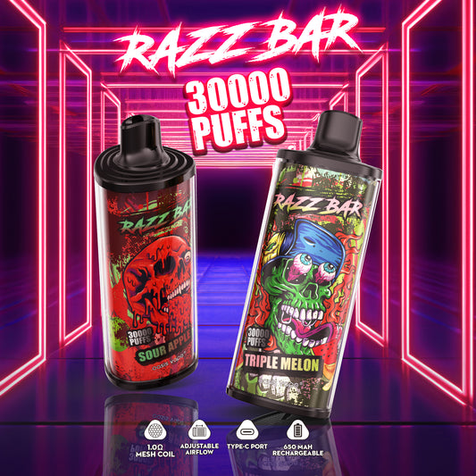 Razz Bar 30000 Sales de nicotina 2% / 5%