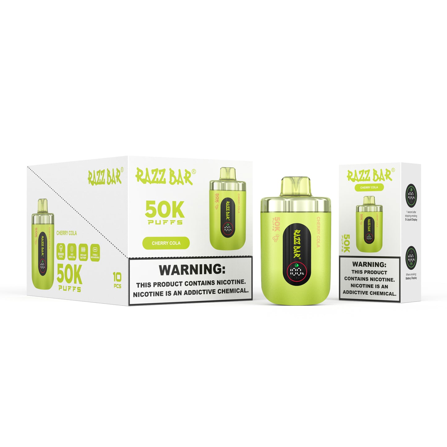 Razz Bar 50K 2% / 5% sales de nicotina