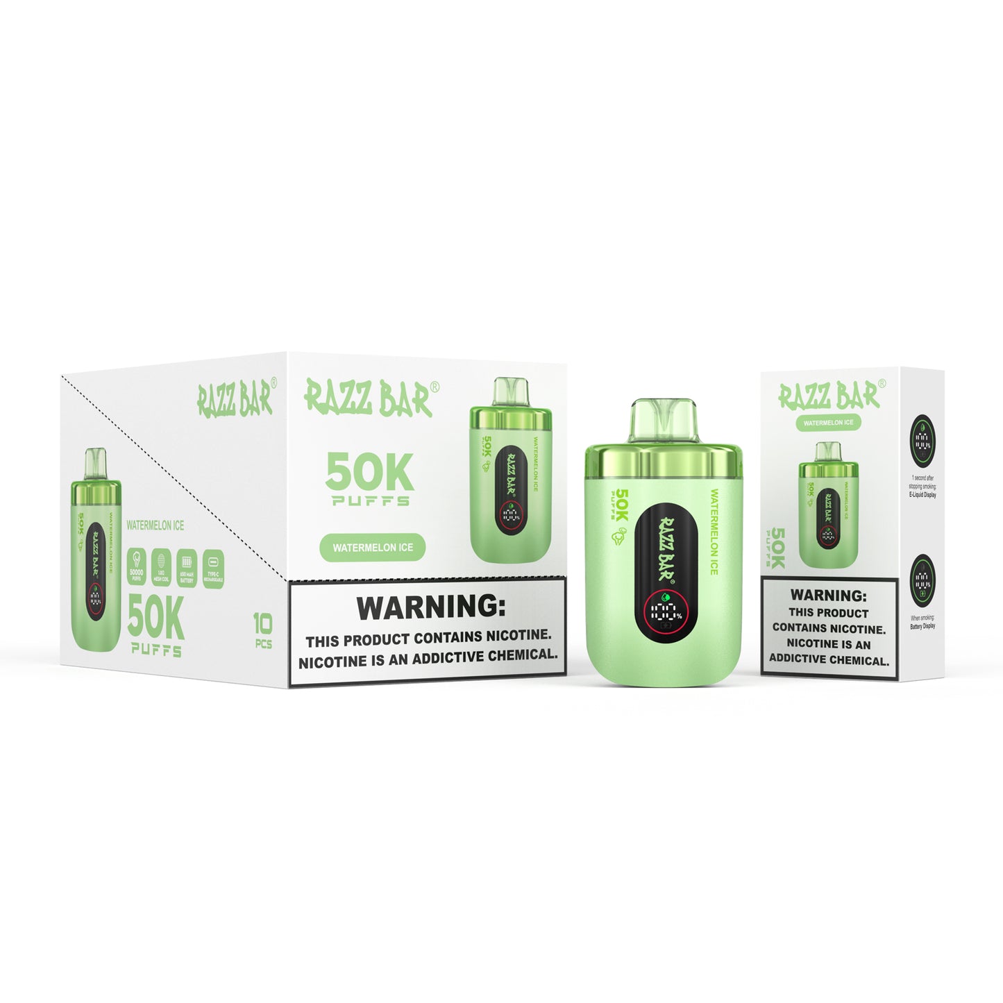 Razz Bar 50K 2% / 5% sales de nicotina