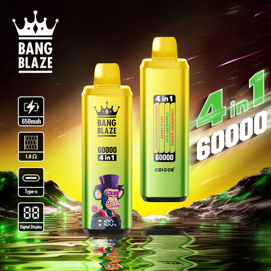 Bang Blaze 60K | Strawberry Mango / Strawberry Kiwi / Apple Grape / Watermelon Dragon Fruit