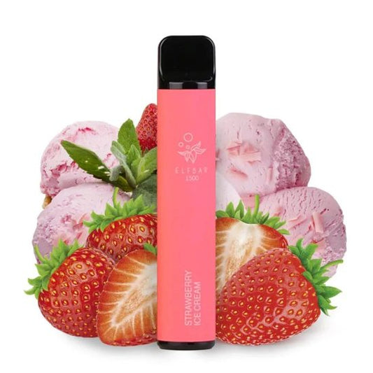 ELF BAR 1500 - Strawberry Ice Cream