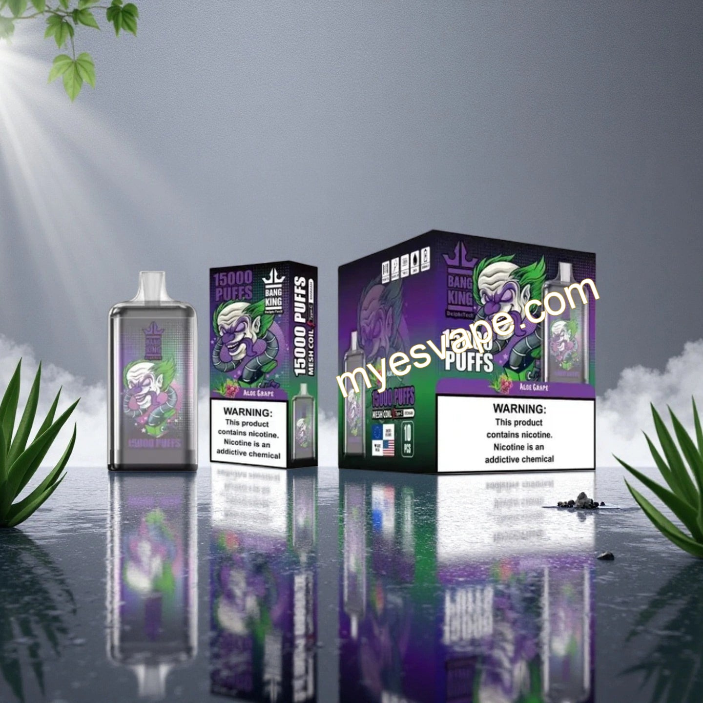 Vape 15000 Caladas Aloe Grape Bang King 15000