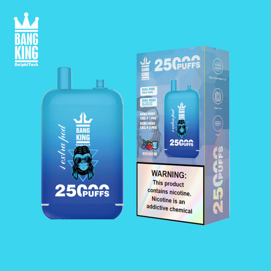 Vape 25000 Caladas Bang King 25K Blue Razz Ice
