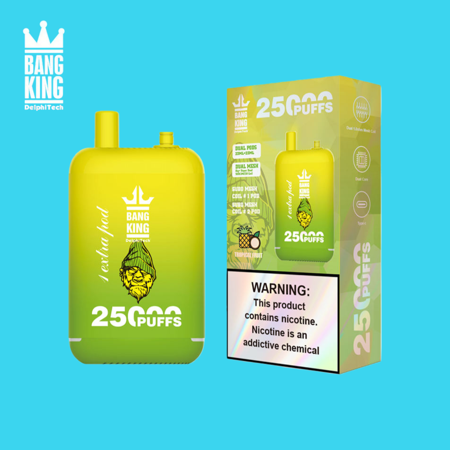 Bang King 25000 Caladas Tropical Fruit
