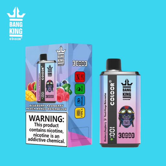 Bang King 30000 caladas Blueberry Raspberry & Peach Mango Watermelon