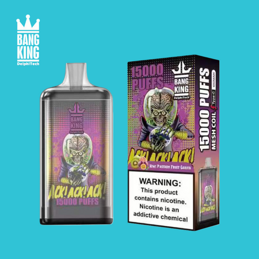 Vape 15000 Caladas  Kiwi Passion Fruit Guava Bang King Vape