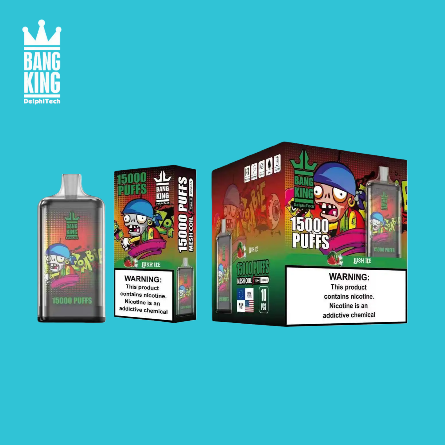 Bang King 15000 Caladas Lush Ice