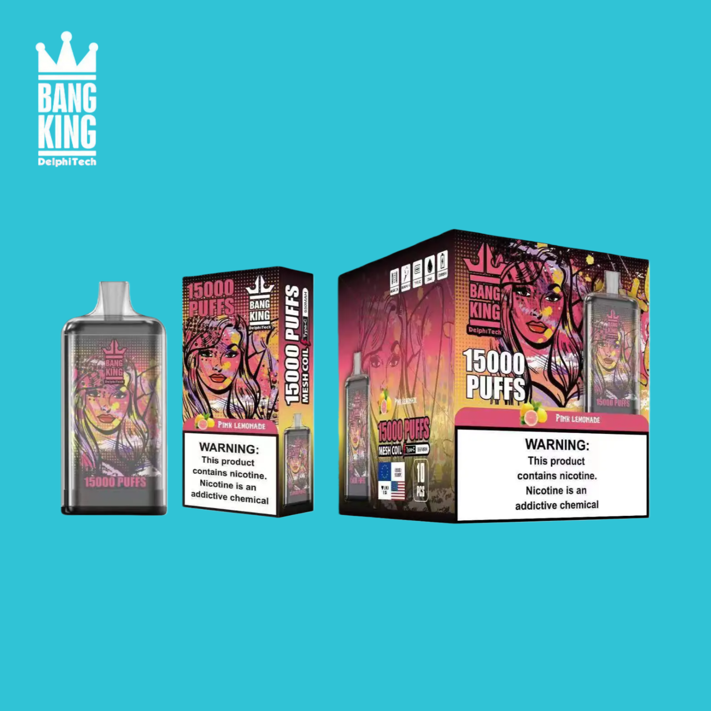 Bang King 15000 Pink Lemonade Vape