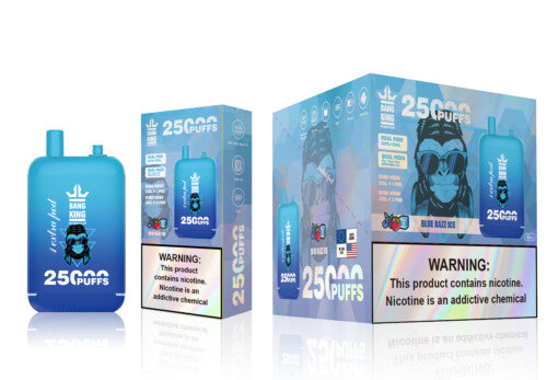 Vape 25000 Caladas Blue Razz Ice - Bang King 25K