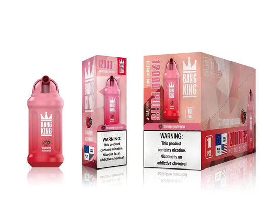Vape Desechable Bang King 12000  - Strawberry Watermelon