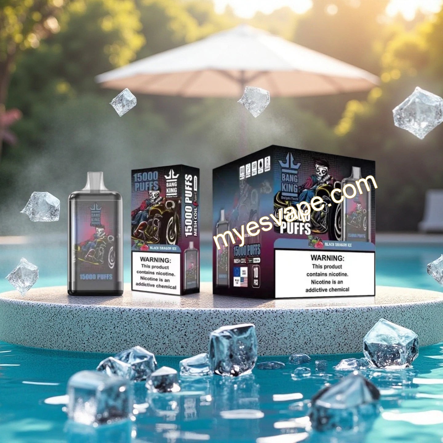 Black Dragon Ice Bang King 15000 puffs