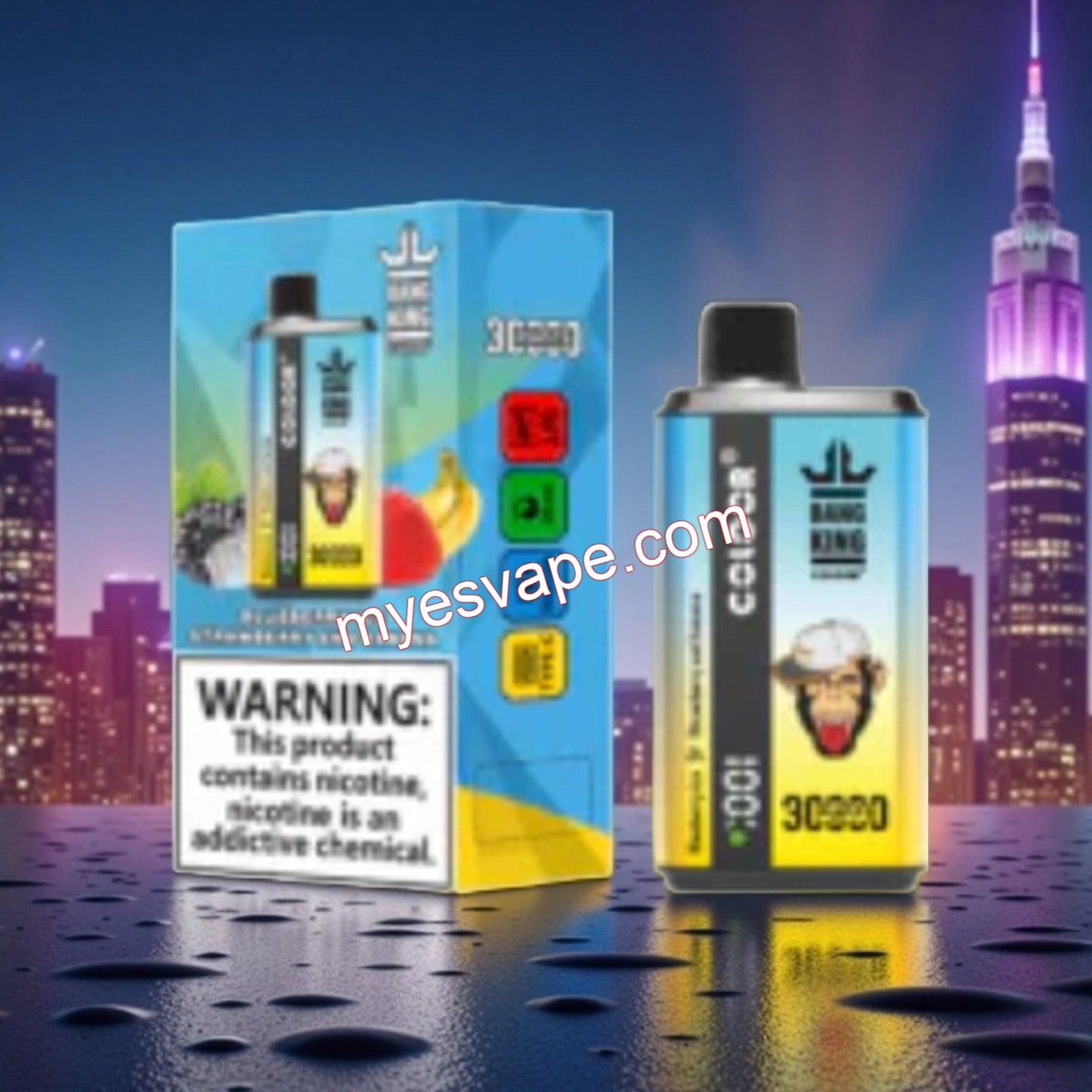 Blueberry Ice & Strawberry And Banana Bang King 30000 