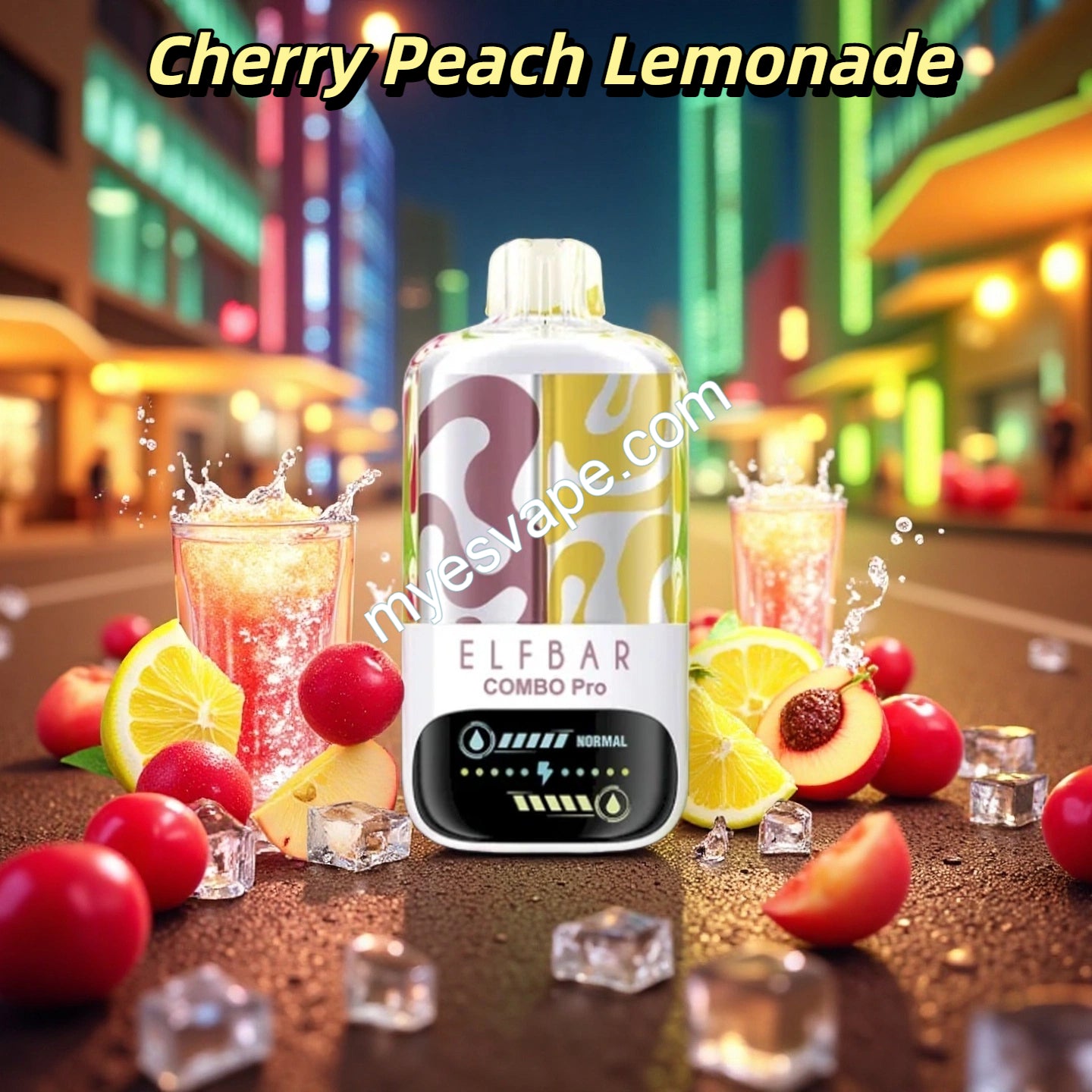 Cherry & Peach Lemonade Elfbar Combo Pro 30000