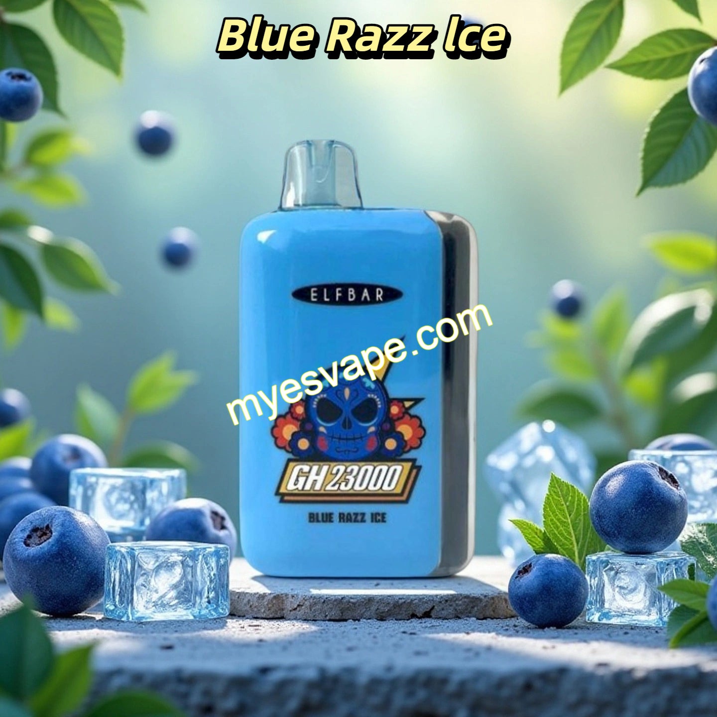 Blue Razz lce Elf Bar GH23000 Vape