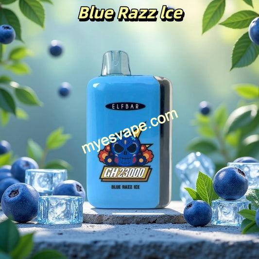 Blue Razz lce Elf Bar GH23000 Vape