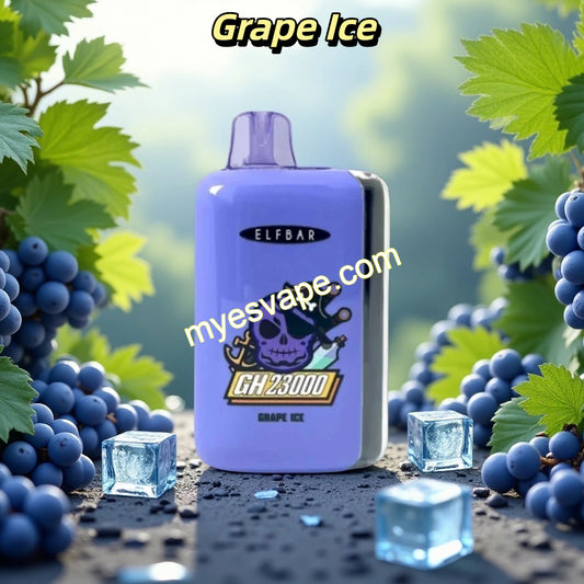 Grape Ice Vape recargable desechable Elf Bar GH23000