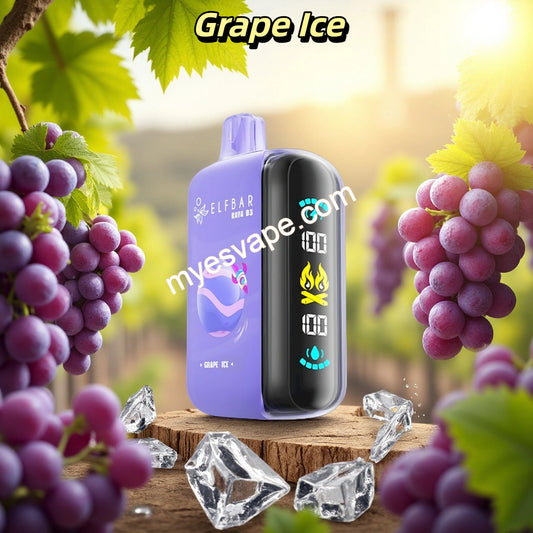 Grape Ice Elf Bar Raya D3 25000 -