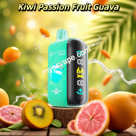 Kiwi Passion Fruit Guava Elf Bar Raya D3 25000