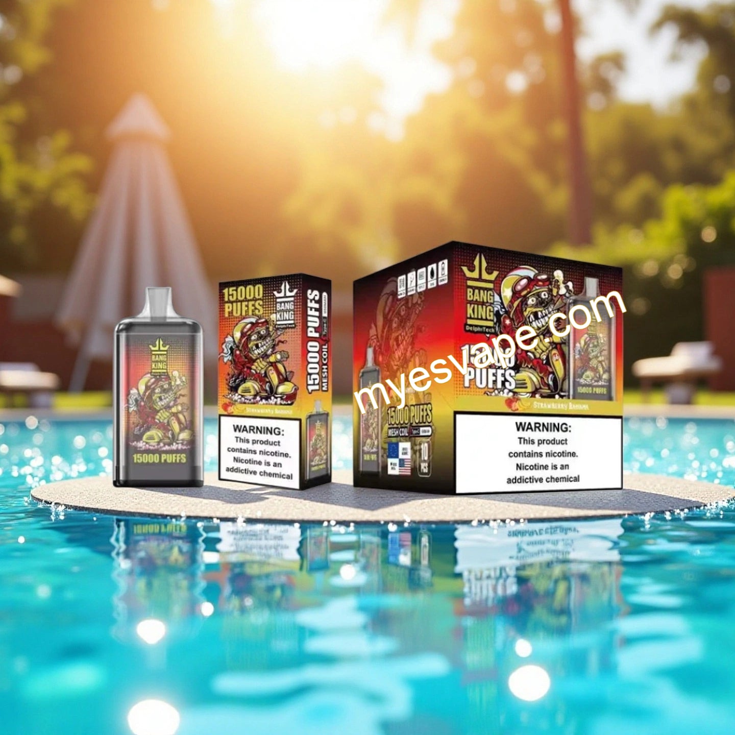 Strawberry Banana Bang King 15000 puffs