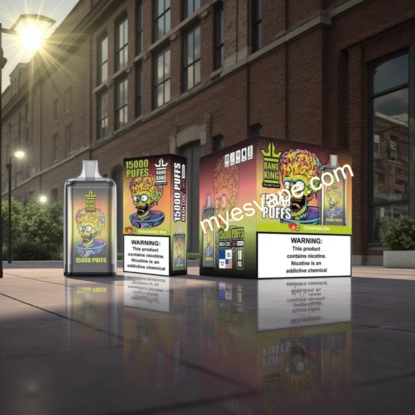 Strawberry Kiwi Bang King 15000 puffs 