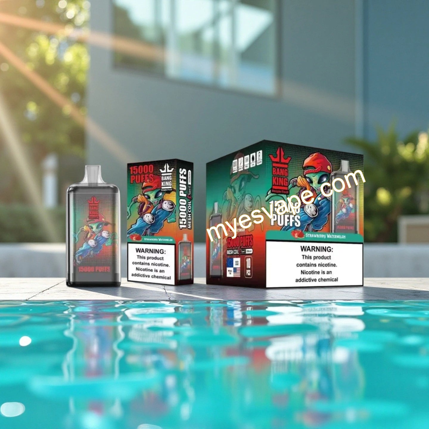 Strawberry Watermelon Bang King 15000