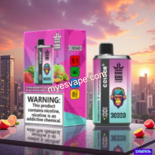 Strawberry Watermelon & Kiwi Passion Fruit Guava Bang King 30000 Puffs 