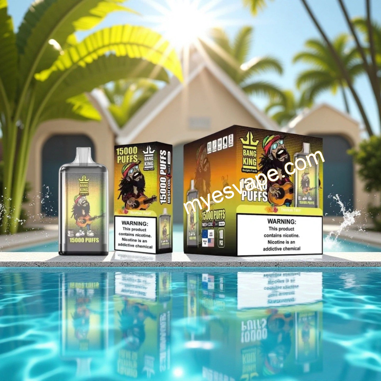 Vape 15000 Caladas Tropical Fruit Bang King 15000